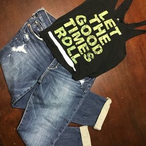 Abercrombie jeans and tank